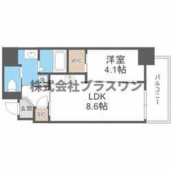 アドバンス上町台シュタットの物件間取画像